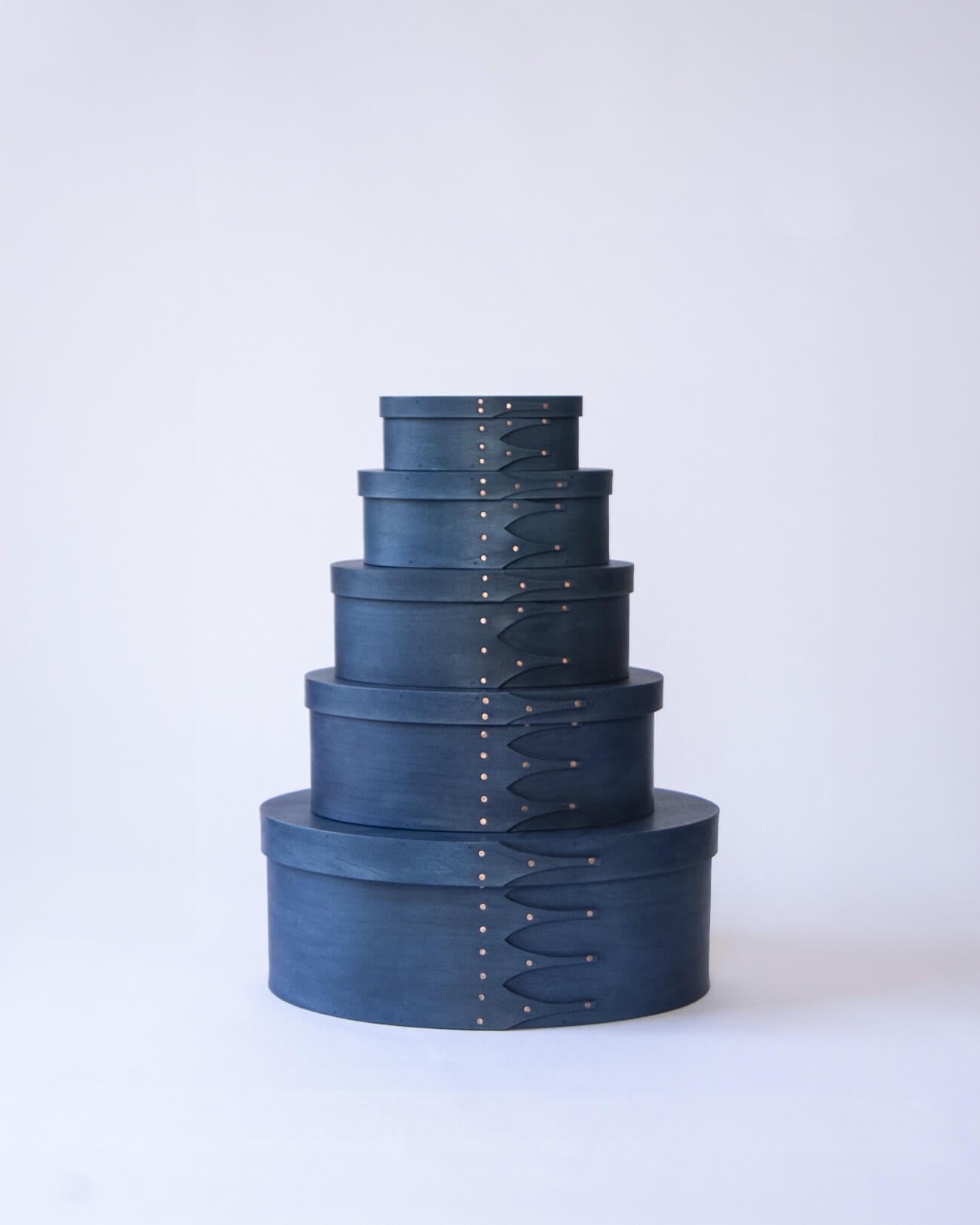 【受注販売】  OVAL BOX  type-R   <藍染>　